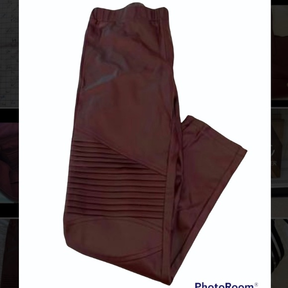 Faux Leather Leggings - Picture 1 of 2